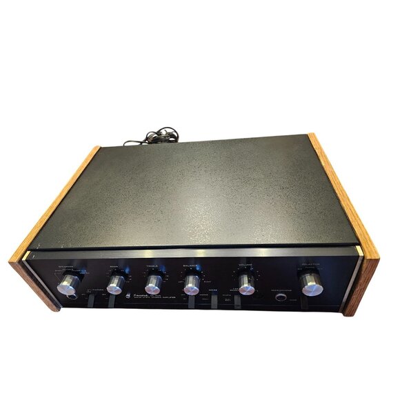 Sansui AU-505 Vintage Stereo Amplifier 70W Black & Wood Panel Classic Hi-Fi Audi - Picture 8 of 8